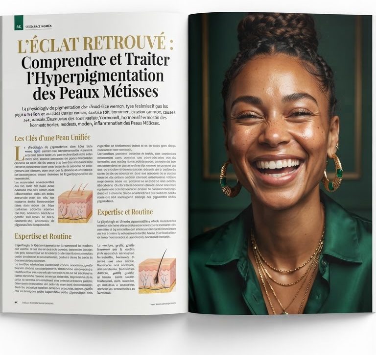 Magazine : l’éclat retrouvé, comprendre et traiter l’hyperpigmentation des peaux métissées